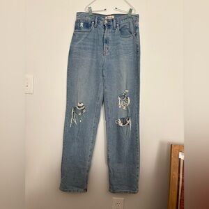 Madewell baggy straight jeans